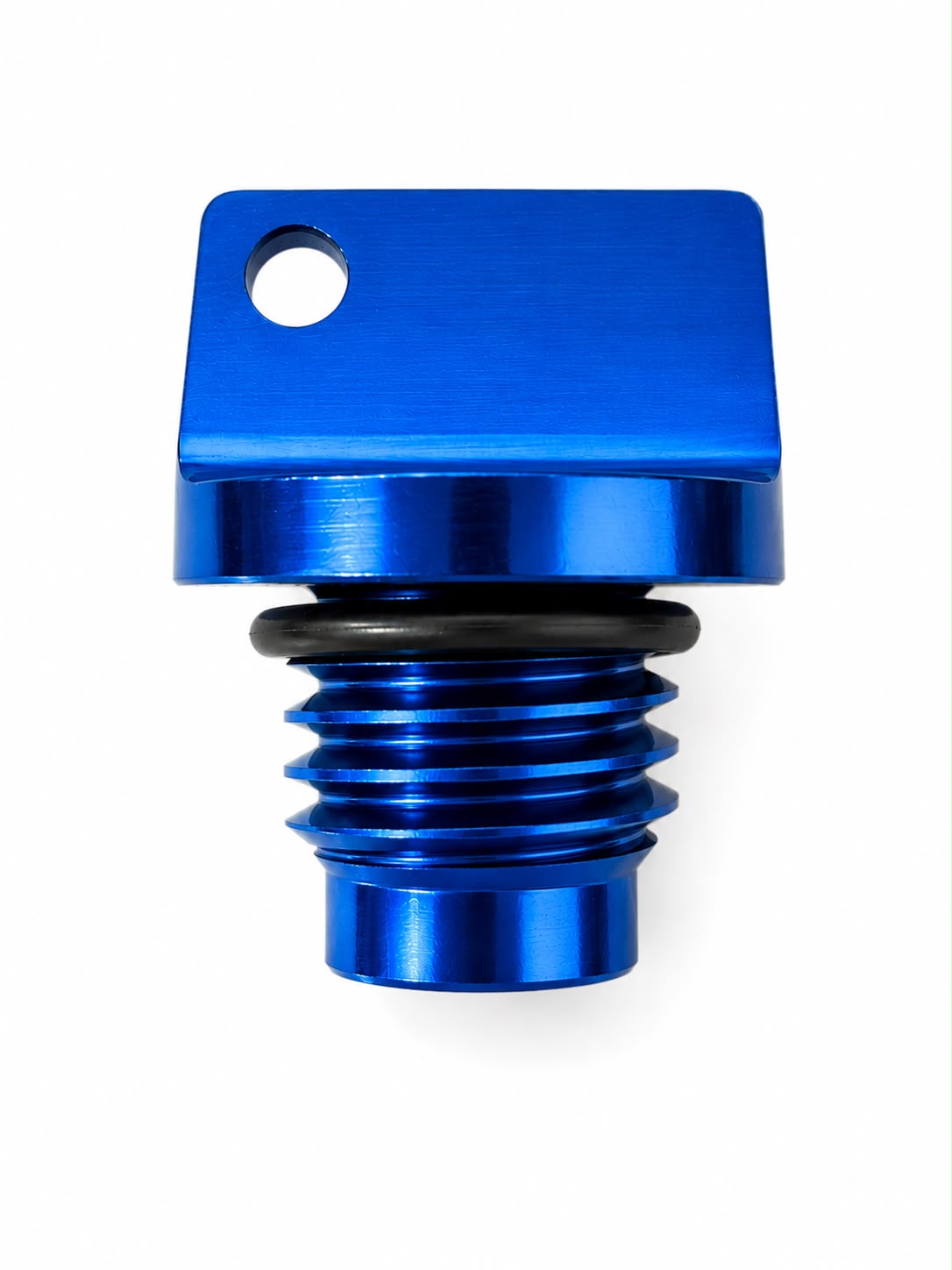 Tapón aceite aluminio  Azul